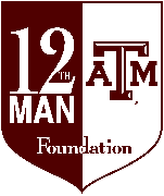 Texas A&M University 12th Man Foundation Logo